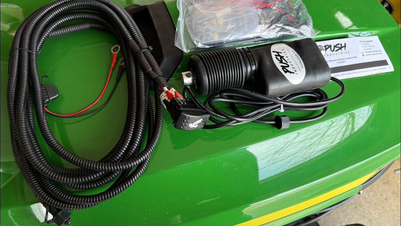 2022 John Deere x739 Push Industries Snowblower Chute Control Electrical Install-Fully Prewired Kit