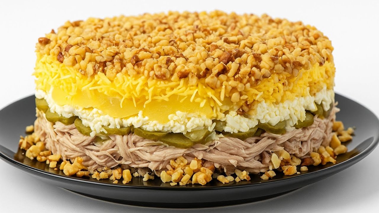 PRINCE SALAD made from simple ingredients, EASY, tasty and QUICK  New Year-2026