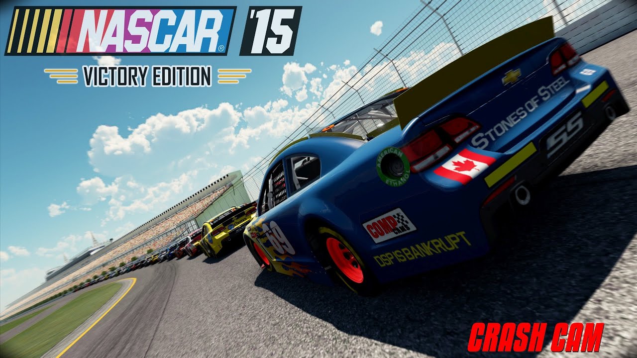 Crash Cam - NASCAR '15 Victory Edition Crash Montage (PC Gameplay)