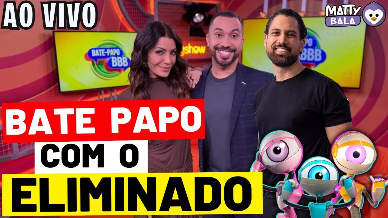🔴 BATE-PAPO COM O ELIMINADO BRIGIDO // AO VIVO no GLOBOPLAY BBB 26 #bbb #BBB26