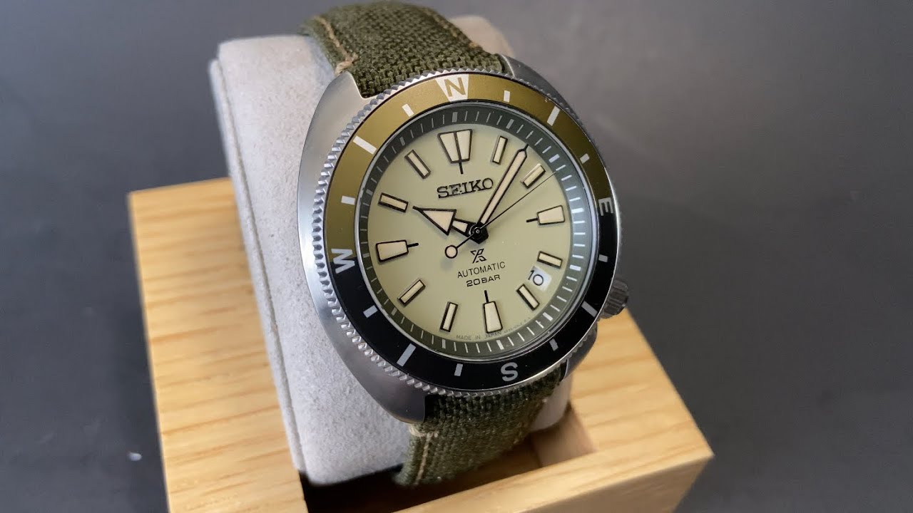 Seiko Land Tortoise Green! SRPG13