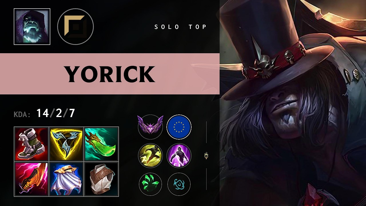 Yorick Top vs Jayce (NAVI Poby) - EUW Master Patch 26.15