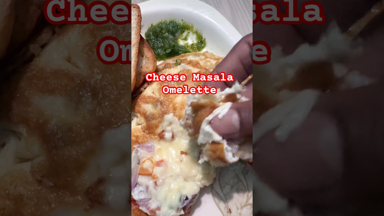 Cheese Masala Omelette 