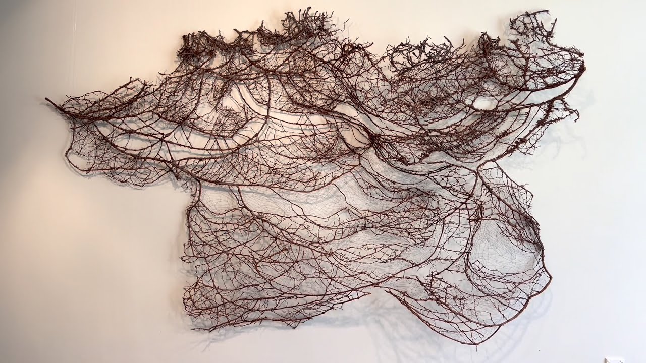Walk through: The Volume of Hope Solo Exhibition - fibre artist Catriona Pollard
