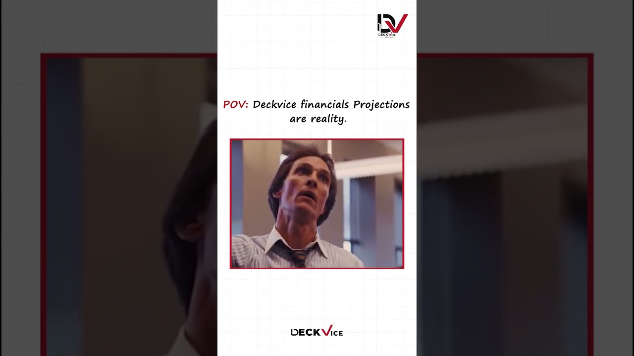 No more guesswork | Get accurate financial projections with DeckVice