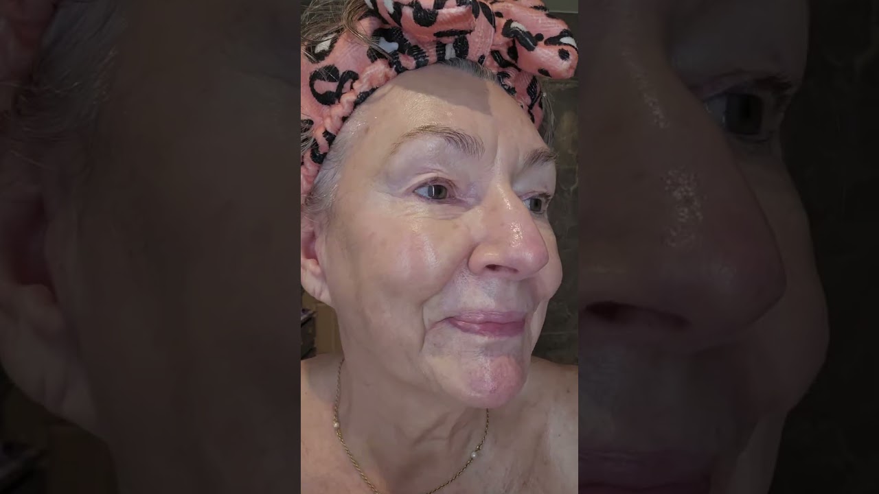 Glowing skin makeup #over50