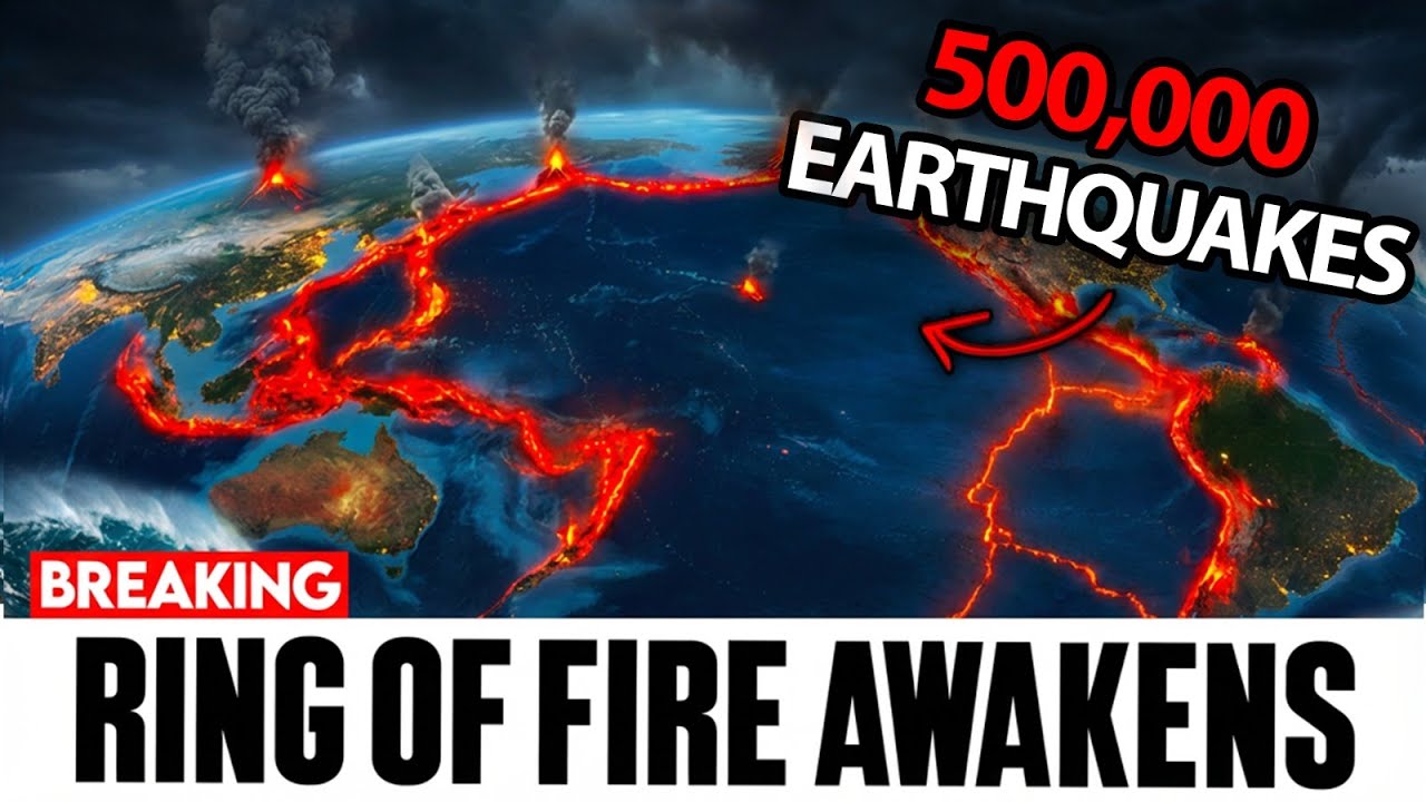 The Pacific Ring of Fire Is Reactivating — 500,000 Earthquakes Could Be Triggered in 2026
