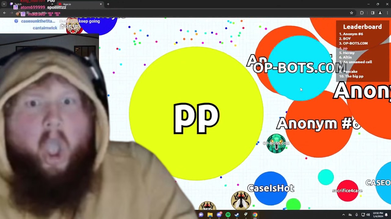 Caseoh [Agario] full streams [part 1]