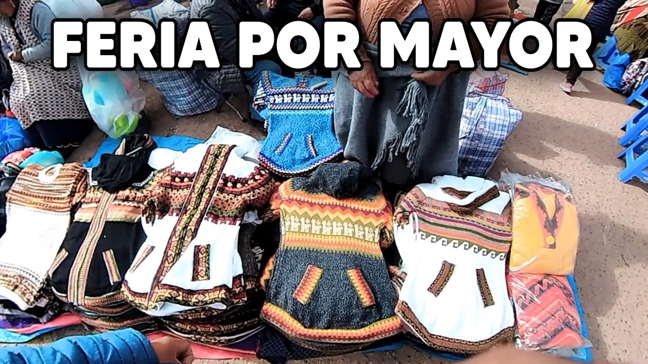 FERIA ARTESANAL TEXTIL Chompas de lana POR MAYOR