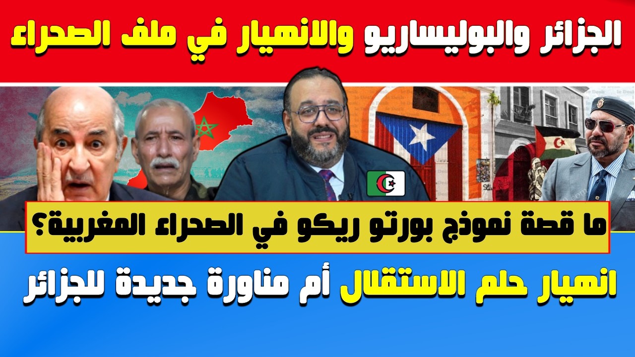 وليد كبير🔥انهيار الجزائر والبوليساريو في ملف الصحراء🔶ما قصة نموذج بورتو ريكو في الصحراء المغربية؟