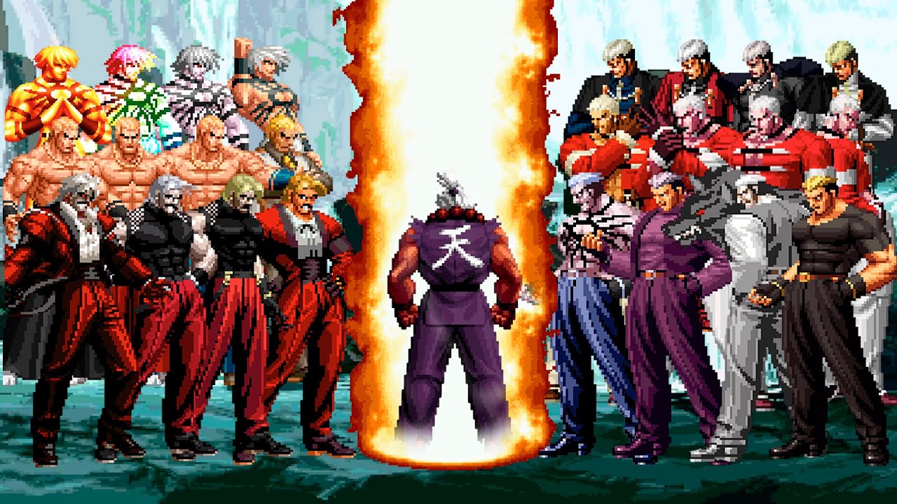 Shin Akuma Vs Super Kof Bosses Team Mugen