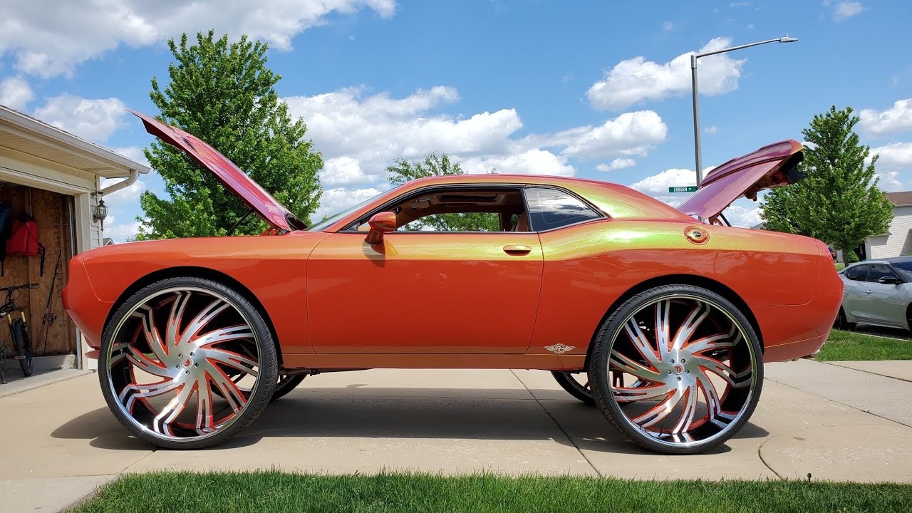 FIRST TIME PULLING MY PROCHARGED CHALLENGER OUT