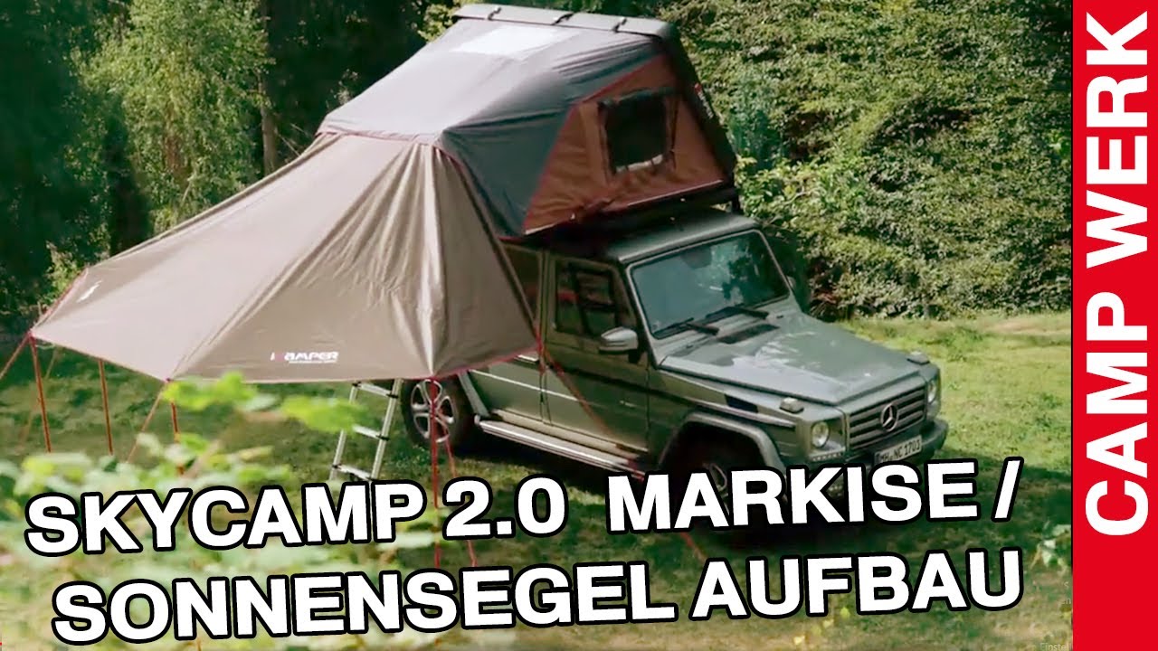 Dachzelt Markise | Sonnensegel für iKamper Skycamp 2.0 | CAMPWERK HowTo‘s
