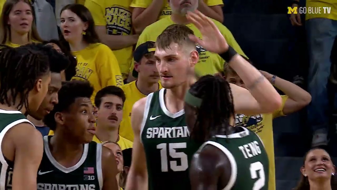 Men's Basketball Highlights vs. Michigan State (March 8)