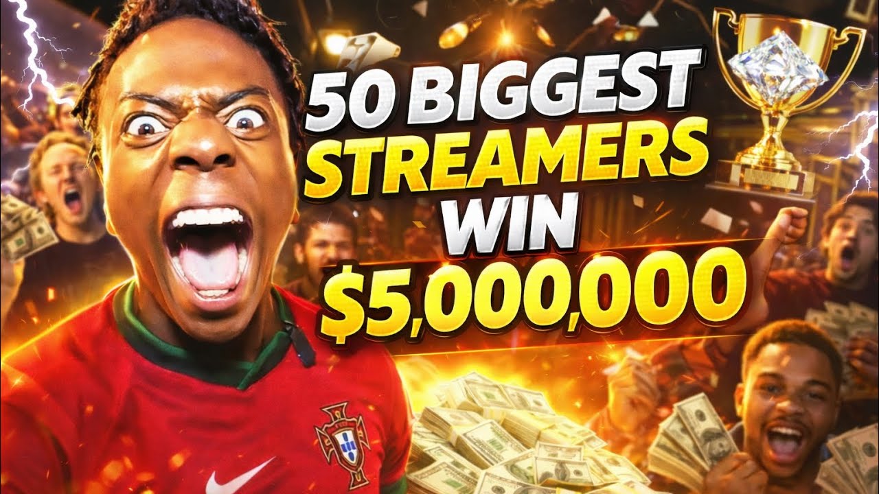 🔥 50 BIGGEST STREAMERS WIN $5,000,000 CHALLENGE! 💰 | @IShowSpeed 
