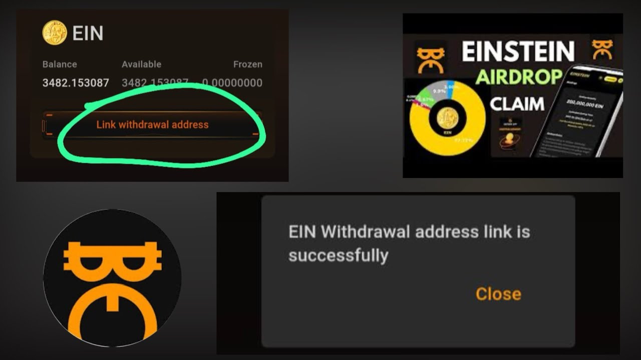 $EIN Withdrawal: How to connect your wallet | Satoshi Airdrop app
