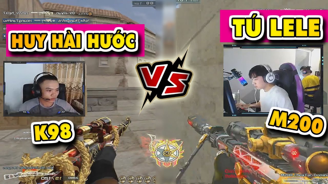 ☆ Tú Lele VS Huy Hài Hước - M200 đối đầu K98 - 