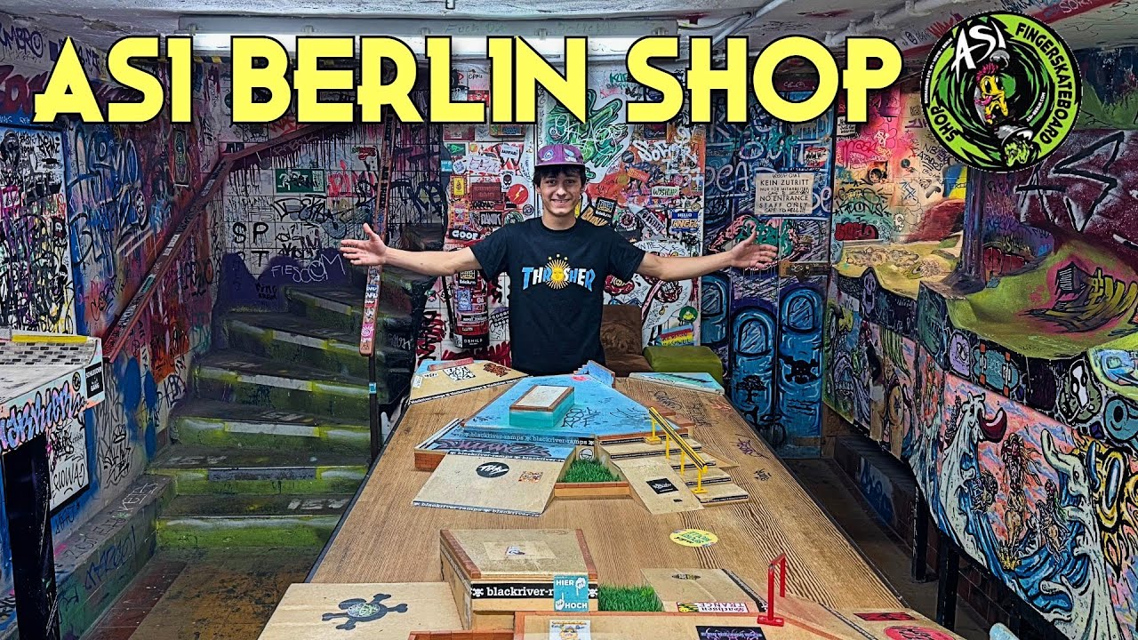 Visité la tienda de FINGERBOARD más grande del MUNDO