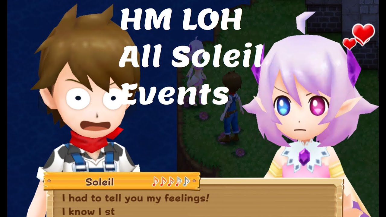 All Soleil Note Events- Harvest Moon: Light of Hope