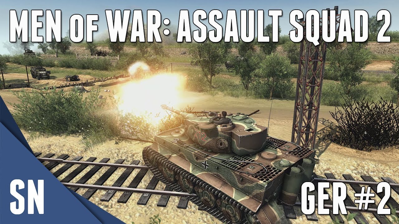#2 CAEN OUTSKIRTS - Men of War: Assault Squad 2 - GERMAN Campaign Gameplay