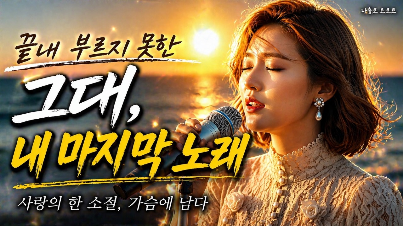 🎵 그대, 내 마지막 노래—끝내 부르지 못한 사랑의 한 소절｜감성트로트 | 나홀로트로트