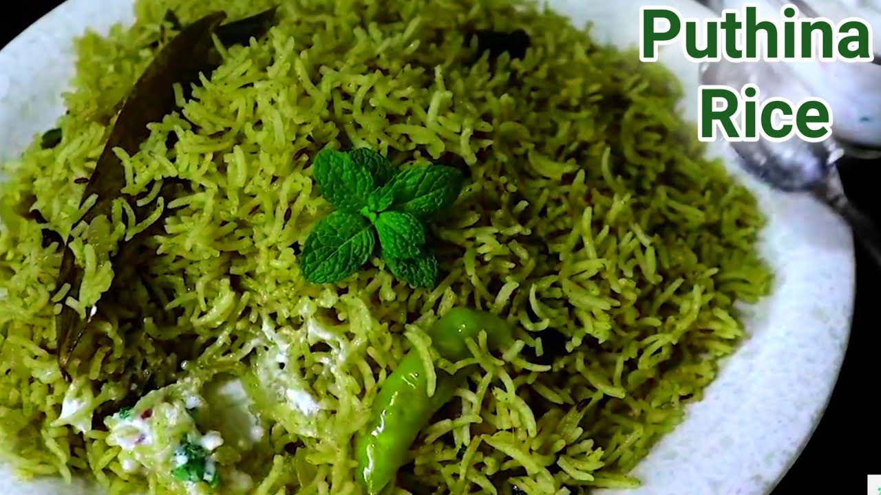 #புதினாசாதம் pudina rice in tamil | pudina sadam | variety rice recepies in tamil | புதினா சாதம்