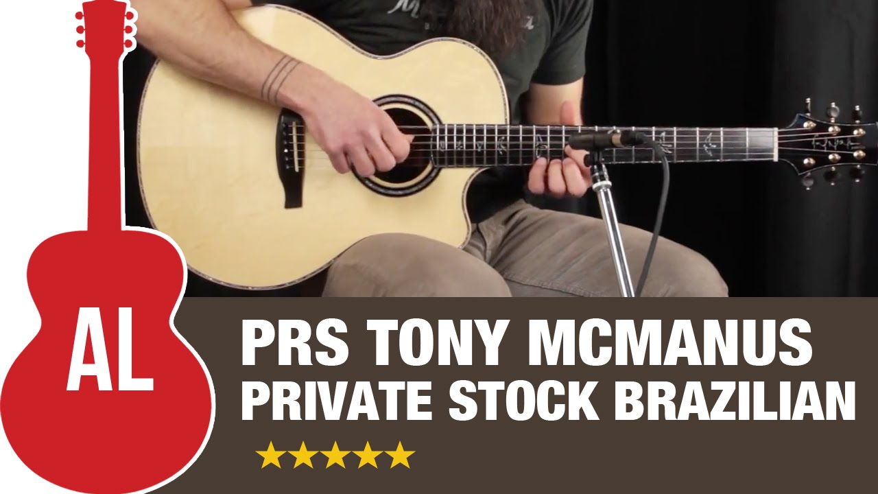PRS Tony McManus Private Stock with Brazilian Rosewood