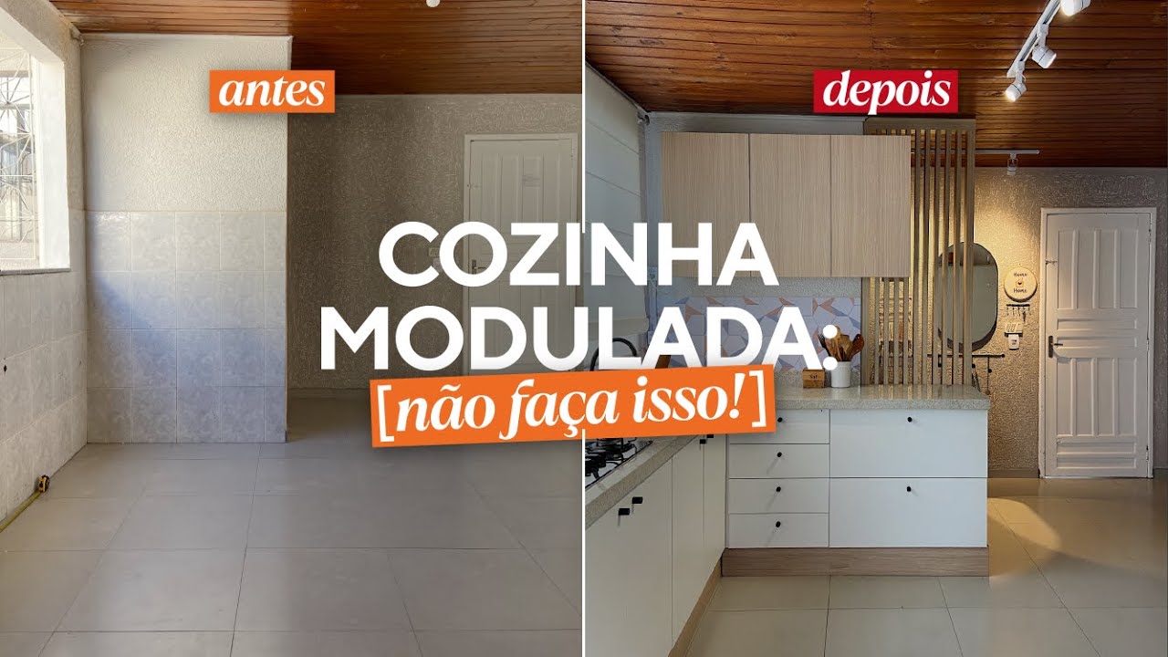 Cozinha modulada: n&atilde;o fa&ccedil;a isso!