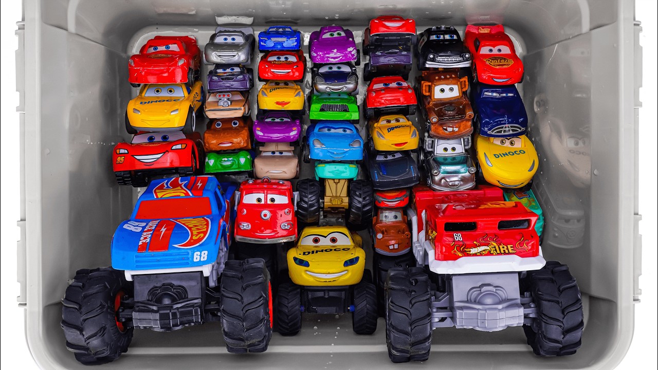 Disney Pixar Cars Unboxing Review | Lightning McQueen Monster Toy Cars