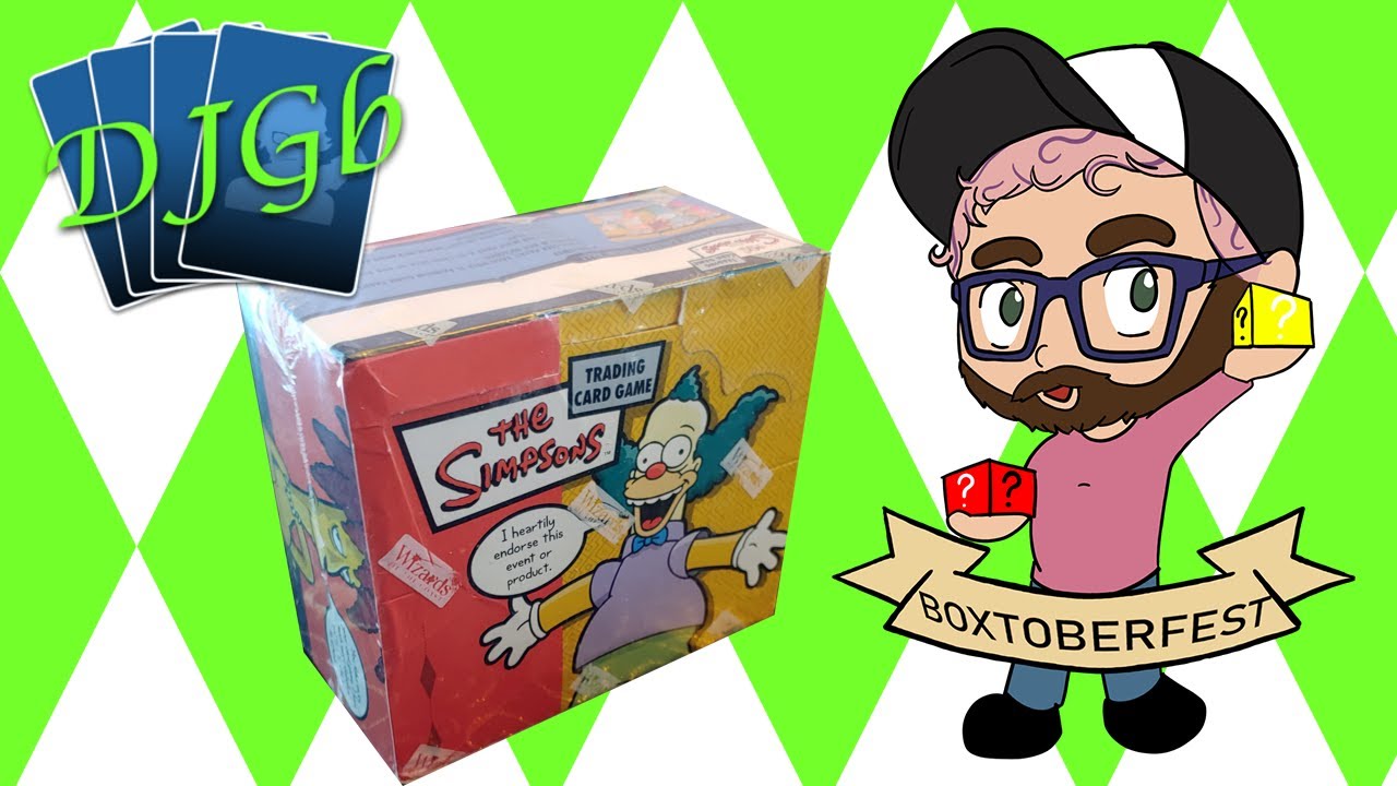 THE SIMPSONS TCG Booster Box Opening! - Boxtoberfest Day 1