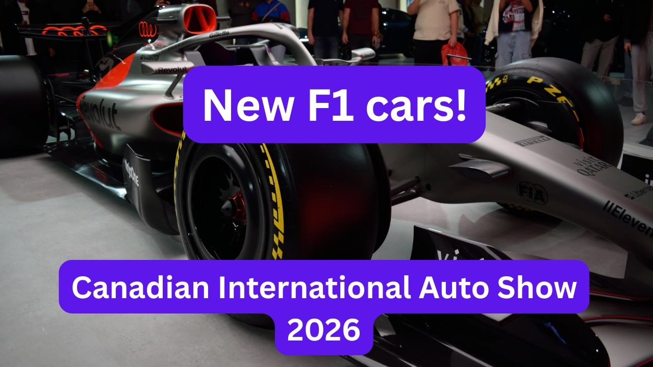 Canadian Auto Show 2026.  New F1 cars up-close!