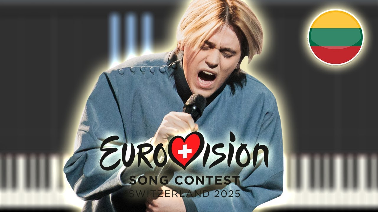 Katarsis - Tavo akys - Lithuania 🇱🇹 - Eurovision 2025 | Piano Tutorial / Partitura / Karaoke / MIDI