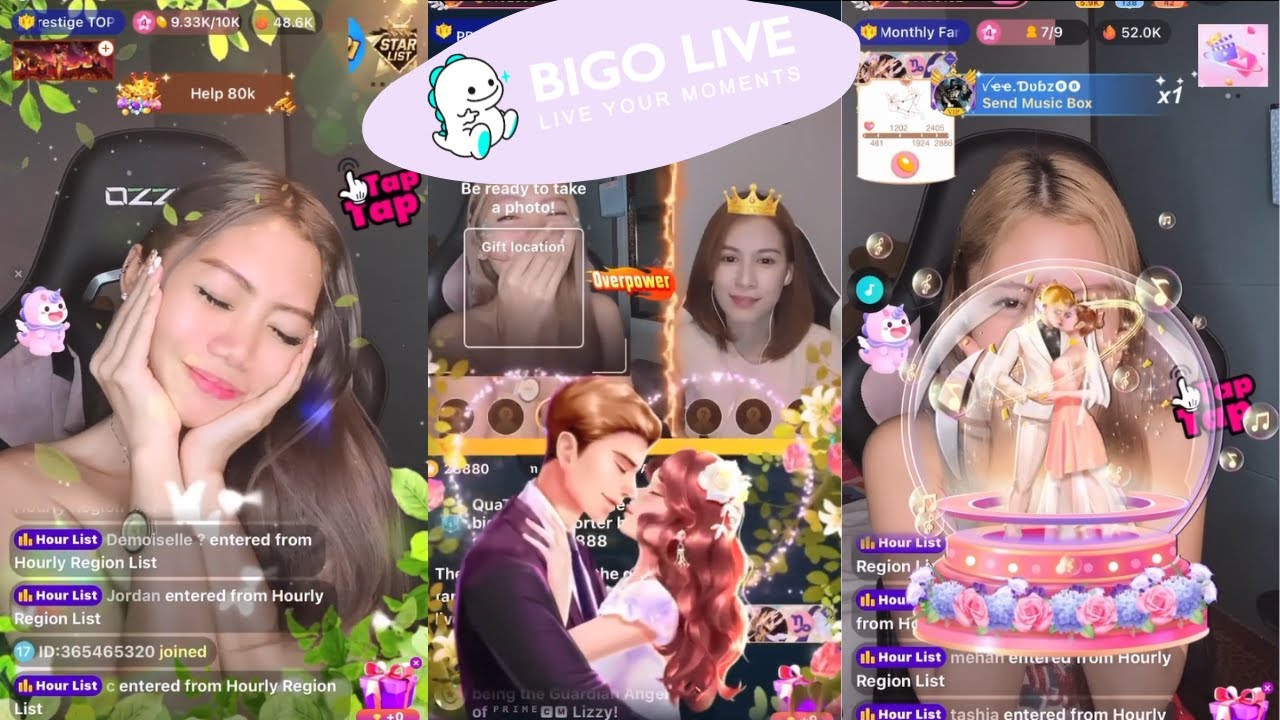 BIGO LIVE January moments - fancy gift effects