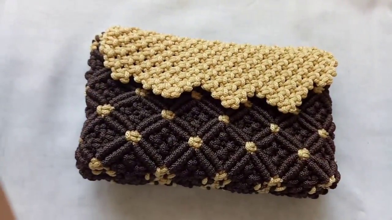 Macrame for wallet last part