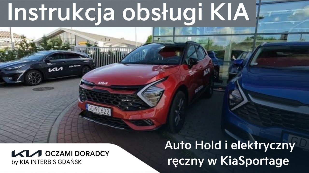 Autohold i elektryczny hamulec ręczny w Kia Sportage | Instrukcja / działanie / do czego służy
