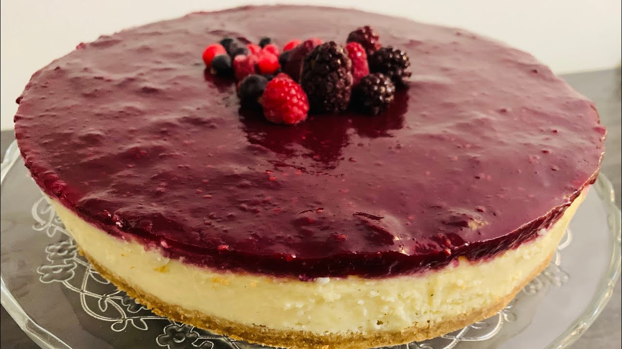Cheesecake fruits rouges 😍👍💯 Recette inratable - NY ☑️
