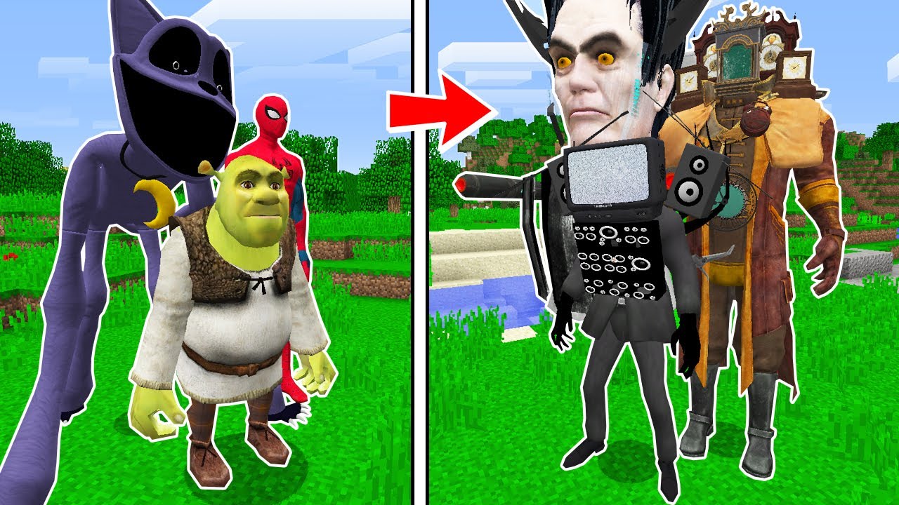 HER ÇETEYİ ULTİMATE G-MAN SKİBİDİ TUVALETE DÖNÜŞTÜRDÜM 😱 - Minecraft