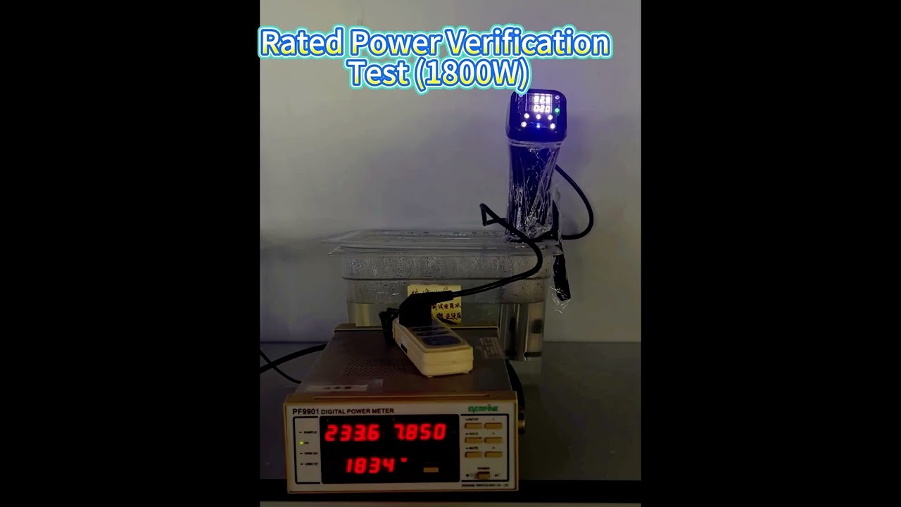 Real Sous-Vide Test: Accurate Power & Temperature | Factory-Direct Cooking Demo
