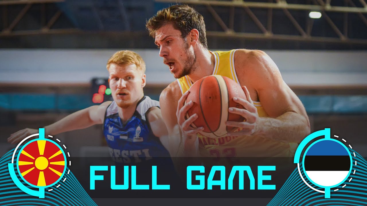 North Macedonia v Estonia | Full Basketball Game | FIBA EuroBasket 2025 Qualifiers