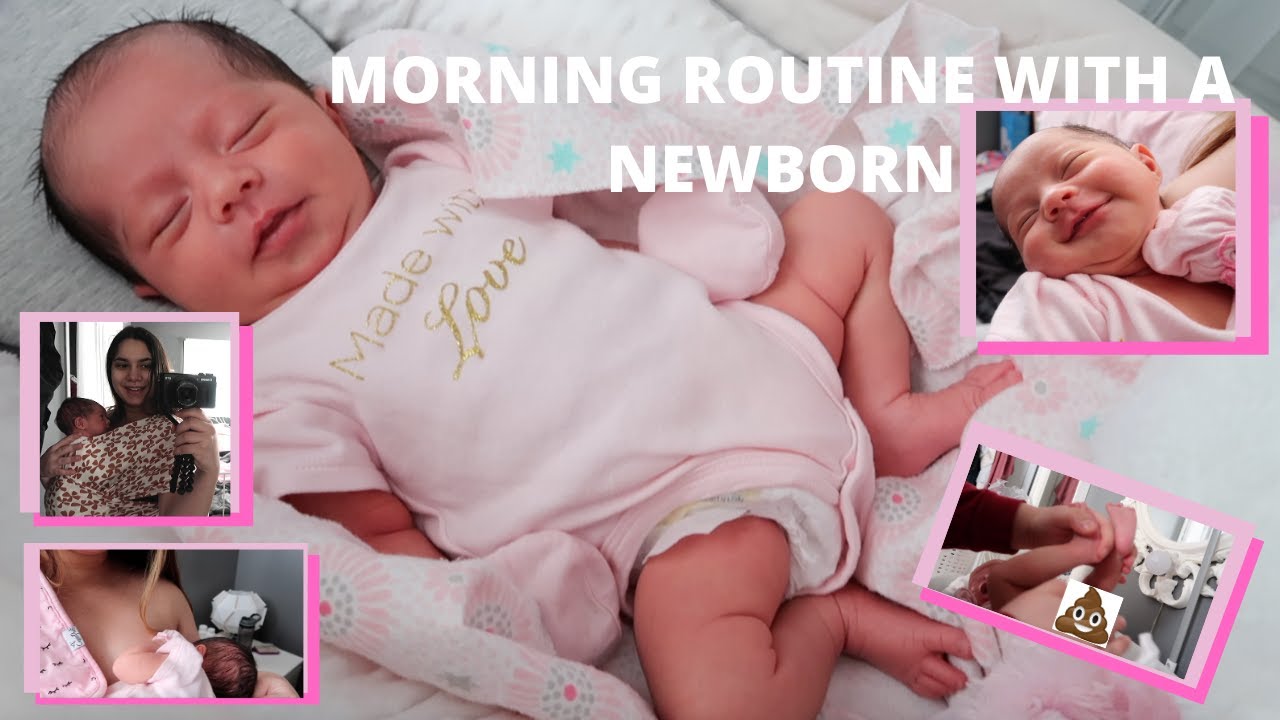 MORNING ROUTINE WITH A NEWBORN (2 WEEKS OLD) | FIRST TIME MOM