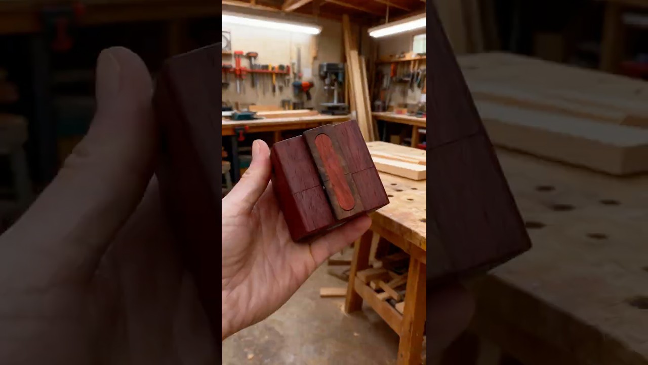 Automatic wooden latch build &mdash; from raw stock to a clean, working mechanism. #woodworking