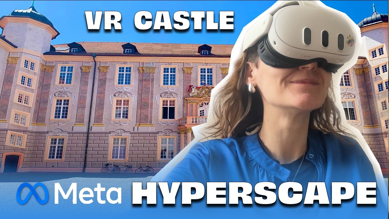 I scanned another castle in VR | Ettlingen Castle #metahyperscape #quest3