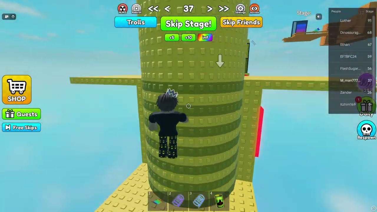 Roblox wallhop obby