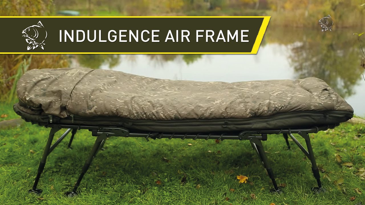 Nash 2014 INDULGENCE Air Frame Sleep System for Carp Fishing - Nash 2014 Carp Fishing DVD Movie