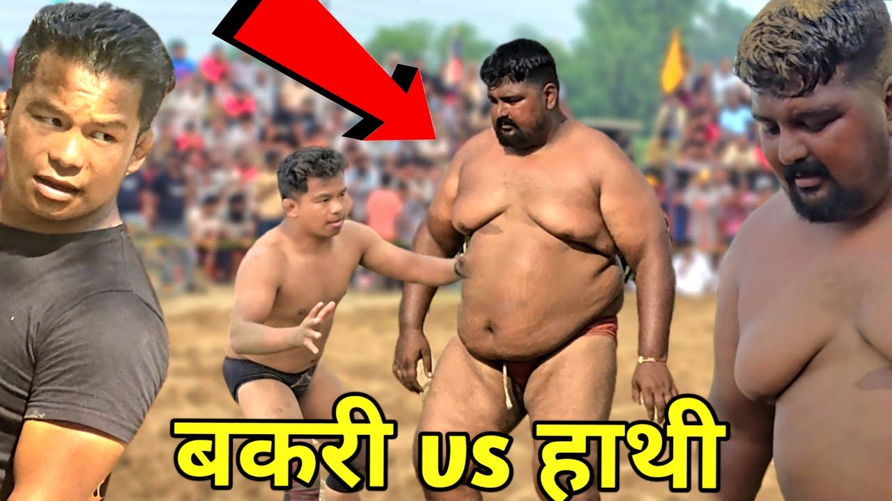 ये तो हाथी है मार देगा मुझको ? Deva thapa pehlwan ki kushti dangal 