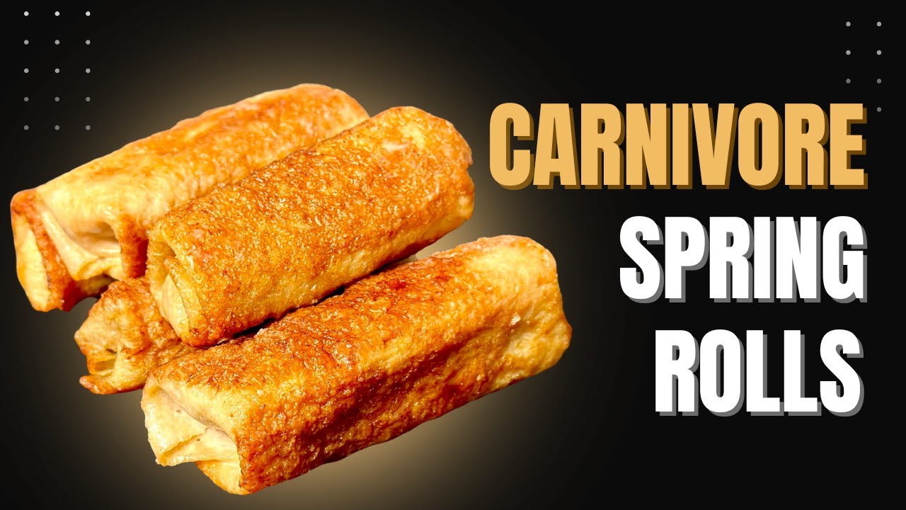Carnivore Spring Rolls | Crispy Outside, Juicy Seafood Filling