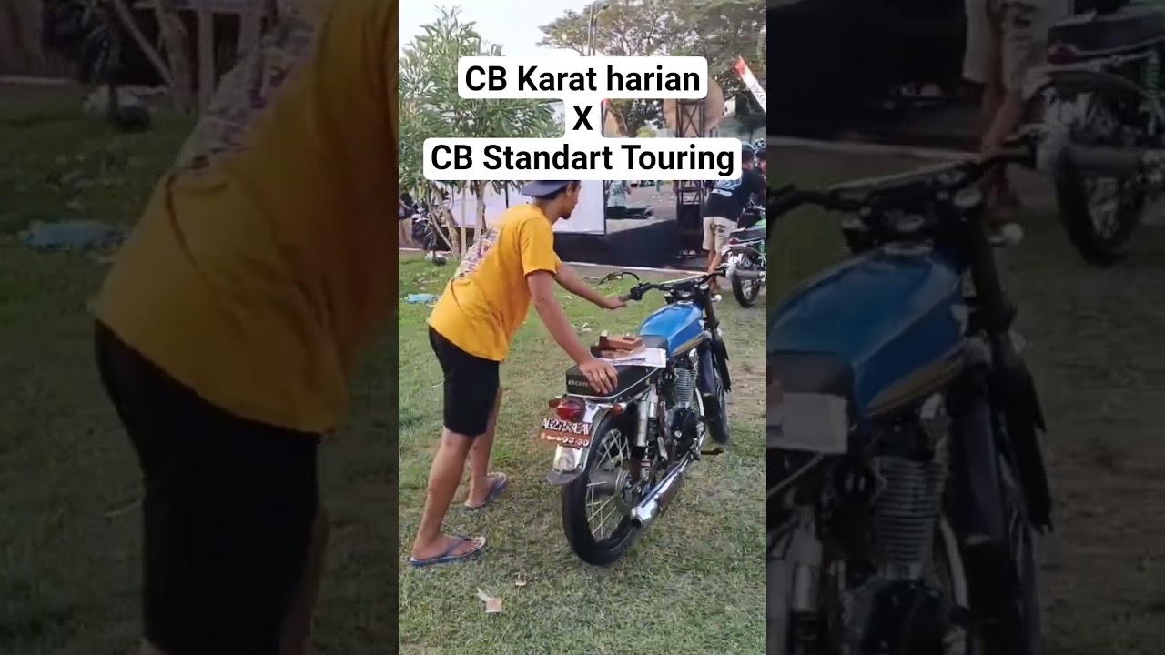 karat harian X standart touring #cbindonesia #sangkalwesigarage