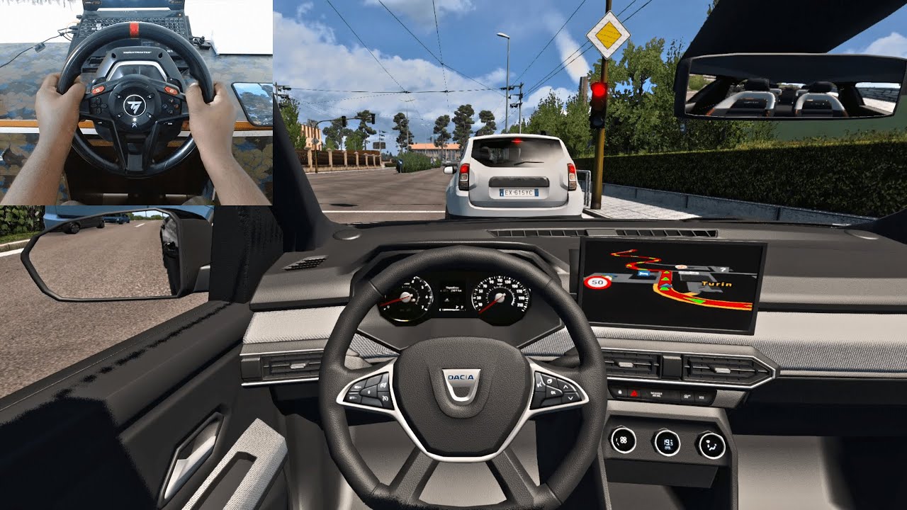 2021 Dacia Sandero Stepway &ndash; Euro Trucks Simulator 2 [Steering Wheel Gameplay]
