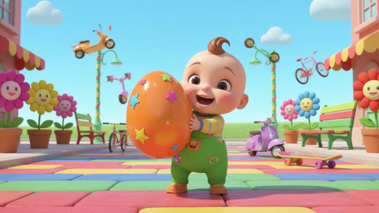 Surprise Eggs Song 3D | kids song | Baby Song, Fun Learning with Surprise Eggs 🥚🎉