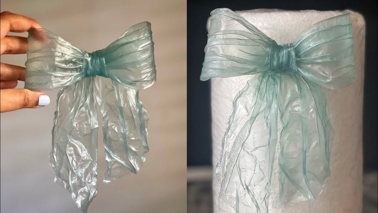 Rice paper Bow 🎀 | How to make a bow from Rice paper | Bow tutorial for cakes
